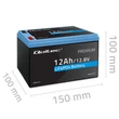 Kép 9/9 - Qoltec 12Ah LiFePO4 lítium-vas-foszfát akkumulátor