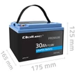 Kép 8/8 - Qoltec LiFePO4 12.8V 30Ah akkumulátor BMS védelemmel