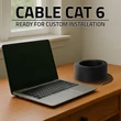 Kép 2/6 - Qoltec CAT6 UTP patchcord kábel 50 méter fekete színben