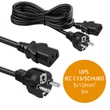 Kép 7/7 - Qoltec SCHUKO tápkábel IEC C13 3m fekete színben