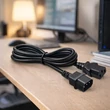 Kép 6/8 - Qoltec IEC C13/14 tápkábel 2m tiszta réz kivitelben