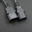 Kép 3/5 - Qoltec Hosszabbító kábel UPS-hez | IEC C13/C14 | 3x0.75mm² | 1m