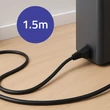 Kép 4/5 - Qoltec SCHUKO IEC C5 tápkábel 1.5m