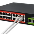 Kép 4/7 - Qoltec SWITCH Fast Ethernet PoE hálózati kapcsoló
