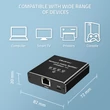 Kép 3/8 - Qoltec Ethernet elosztó mini SWITCH 1x4 RJ45 alumínium házban