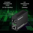 Kép 4/9 - Qoltec Kétirányú Ethernet SWITCH Média Konverter 1x RJ45 1x SFP| 1000Mbps | 5V
