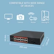 Kép 2/8 - Qoltec SWITCH Gigabit Ethernet PoE hálózati kapcsoló fekete színben