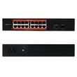 Kép 7/8 - Qoltec SWITCH Gigabit Ethernet PoE hálózati kapcsoló fekete színben