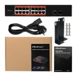 Kép 8/8 - Qoltec SWITCH Gigabit Ethernet PoE hálózati kapcsoló fekete színben