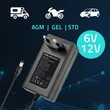 Kép 2/8 - Qoltec automatikus töltő 6V 12V AGM GEL akkumulátorhoz