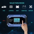 Kép 2/8 - Qoltec intelligens akkumulátortöltő LCD kijelzővel