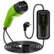 Kép 1/6 - Qoltec 2 az 1-ben mobil töltő Type 2 csatlakozóval
