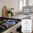 Kép 5/7 - Qoltec tanúsított szén-monoxid érzékelő LED kijelzővel