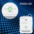 Kép 8/9 - Qoltec gázszivárgás és szén-monoxid érzékelő