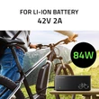 Kép 2/8 - Qoltec 42V mágneses töltő elektromos kerékpárhoz