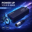 Kép 5/8 - Qoltec 36V 42V elektromos kerékpár töltő 3P XLR-18mm