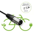 Kép 7/8 - Qoltec 36V 42V elektromos kerékpár töltő 3P XLR-18mm