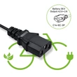 Kép 7/8 - Qoltec 36V elektromos kerékpár töltő C14-IEC-3P csatlakozóval