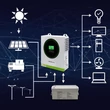 Kép 2/8 - Qoltec Hibrid Napelemes Inverter Off-Grid 1500W | 100A | 12V| MPPT | Szinusz | Wi-Fi opció | Teljesítménytényező 1.0