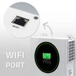 Kép 8/9 - Qoltec Hibrid Napelemes Inverter Off-Grid 3500W | 100A | 24V | MPPT | Szinusz | Opcionális Wi-Fi | Teljesítménytényező 1.0