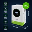 Kép 3/8 - Qoltec Hibrid Napelemes Inverter Off-Grid 6200W | 120A | 48V | MPPT | BMS | Wi-Fi opció | Szinusz | Teljesítménytényező 1.0