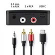 Kép 4/9 - Qoltec vezeték nélküli audio adó-vevő Bluetooth 6.0