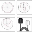 Kép 8/8 - Qoltec 28dBi GPS GLONASS antenna mágneses talppal