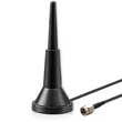 Kép 1/7 - Qoltec 4G LTE antenna mágneses talppal, fekete színben