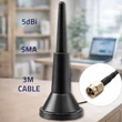 Kép 3/7 - Qoltec 4G LTE antenna mágneses talppal, fekete színben