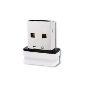 Qoltec vezeték nélküli mini Wi-Fi USB adapter fehér színben