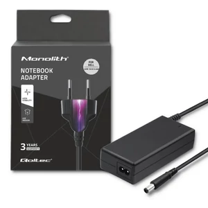 Qoltec tápegység Dell laptophoz 65W fekete színben