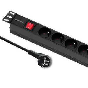 Qoltec 1U PDU elosztó RACK szekrényhez