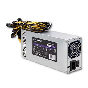 Qoltec PCI-E 1800W tápegység szürke színben