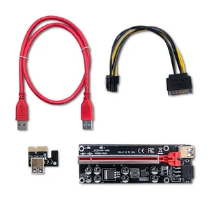 Qoltec PCI-E 1x-16x riser USB 3.0