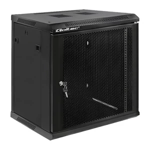 Qoltec 19" RACK szekrény 12U fekete színben