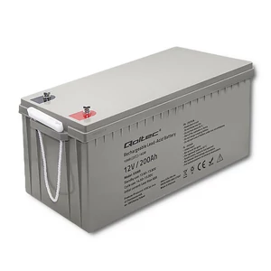 Qoltec 12V 200Ah AGM akkumulátor karbantartásmentes