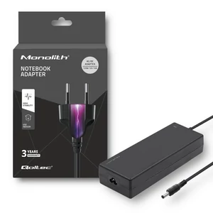 Qoltec 120W asztali tápegység 12V 10A fekete színben
