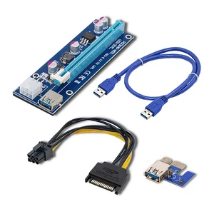 Qoltec Riser PCI-E 1x-16x USB 3.0 bányász righez