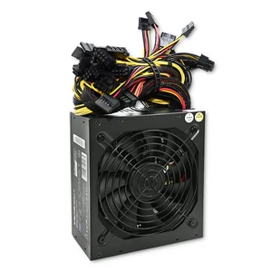 Qoltec 1600W ATX tápegység fekete színben