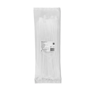 Qoltec 7,2*300 mm fehér önzáró kábelkötöző