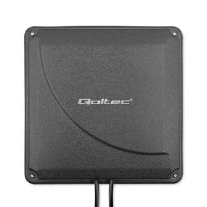 Qoltec 4G LTE DUAL MIMO antenna 35 dBi fekete kék színben