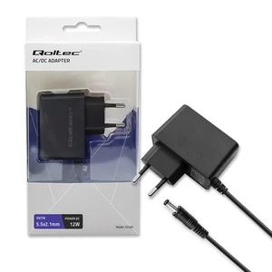 Qoltec Hálózati adapter PRÉMIUM 12W | 6V | 2A | 5.5*2.1