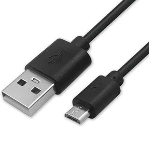 Qoltec 1m USB A apa micro USB B kábel fekete színben
