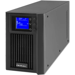 Qoltec Szünetmentes Tápegység UPS On-line | Tiszta szinuszhullám | 2kVA | 1.6kW | LCD | USB Qoltec Szünetmentes Tápegység UPS On-line | Tiszta szinuszhullám | 2kVA | 1.6kW | LCD | USB