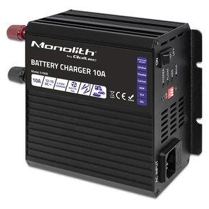 Qoltec Smart Monolith töltő LiFePO4 AGM GEL SLA akkumulátorokhoz | 10A | 12V Qoltec Smart Monolith töltő LiFePO4 AGM GEL SLA akkumulátorokhoz | 10A | 12V