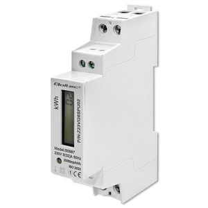 Qoltec egyfázisú elektronikus energiamérő DIN sínre