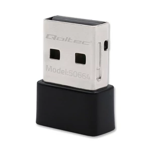 Qoltec Ultragyors Mini Vezeték nélküli USB Wi-Fi Adapter | AC szabvány | 650Mbps Qoltec Ultragyors Mini Vezeték nélküli USB Wi-Fi Adapter | AC szabvány | 650Mbps