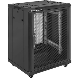 Qoltec 19" RACK szekrény 15U perforált ajtókkal