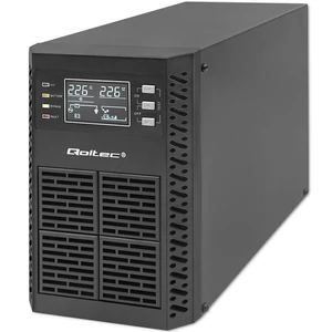 Qoltec 1kVA szünetmentes tápegység UPS LCD kijelzővel