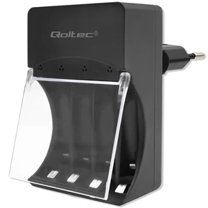 Qoltec Ni-MH akkumulátortöltő R03 AAA R6 AA